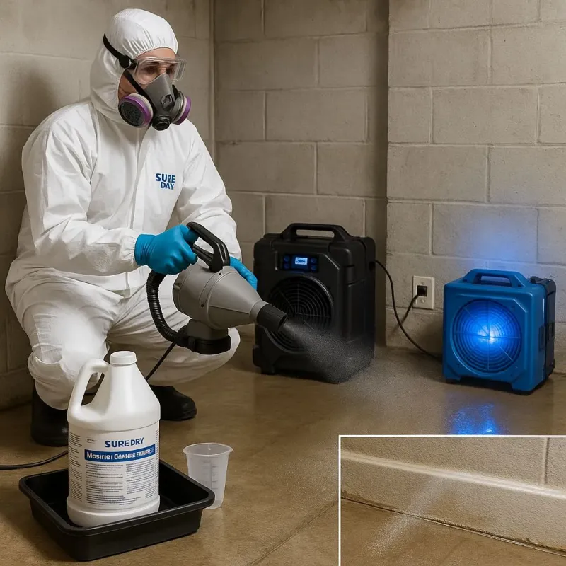 Sanitization and Odor Removal process in Lluveras, PR